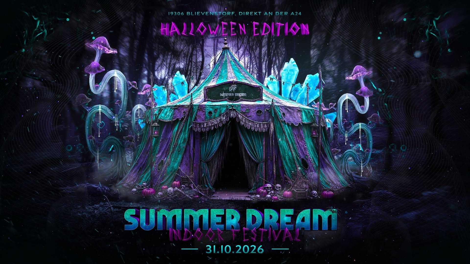 Bustour zum Summer Dream Indoor Festival - Halloween Edition