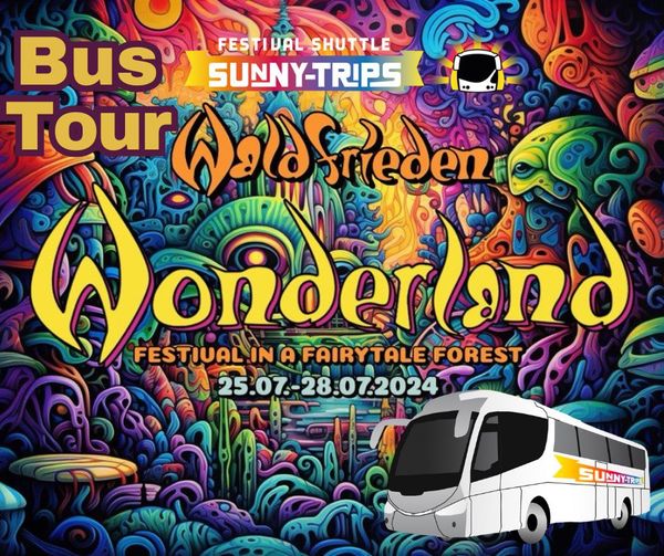 Bustour zum Waldfrieden Wonderland Festival